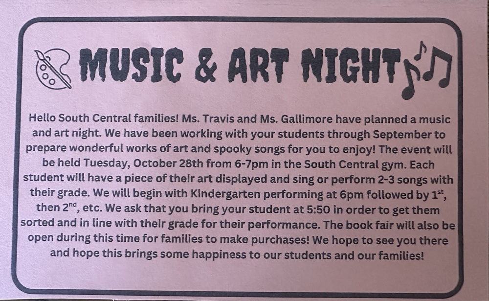 K-2 Music and Art Night