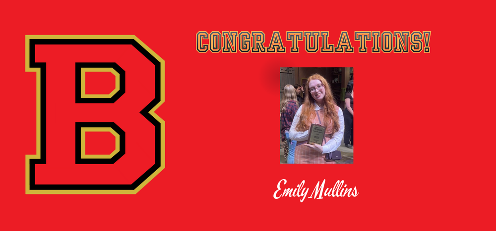 Congratulations Emily Mullins