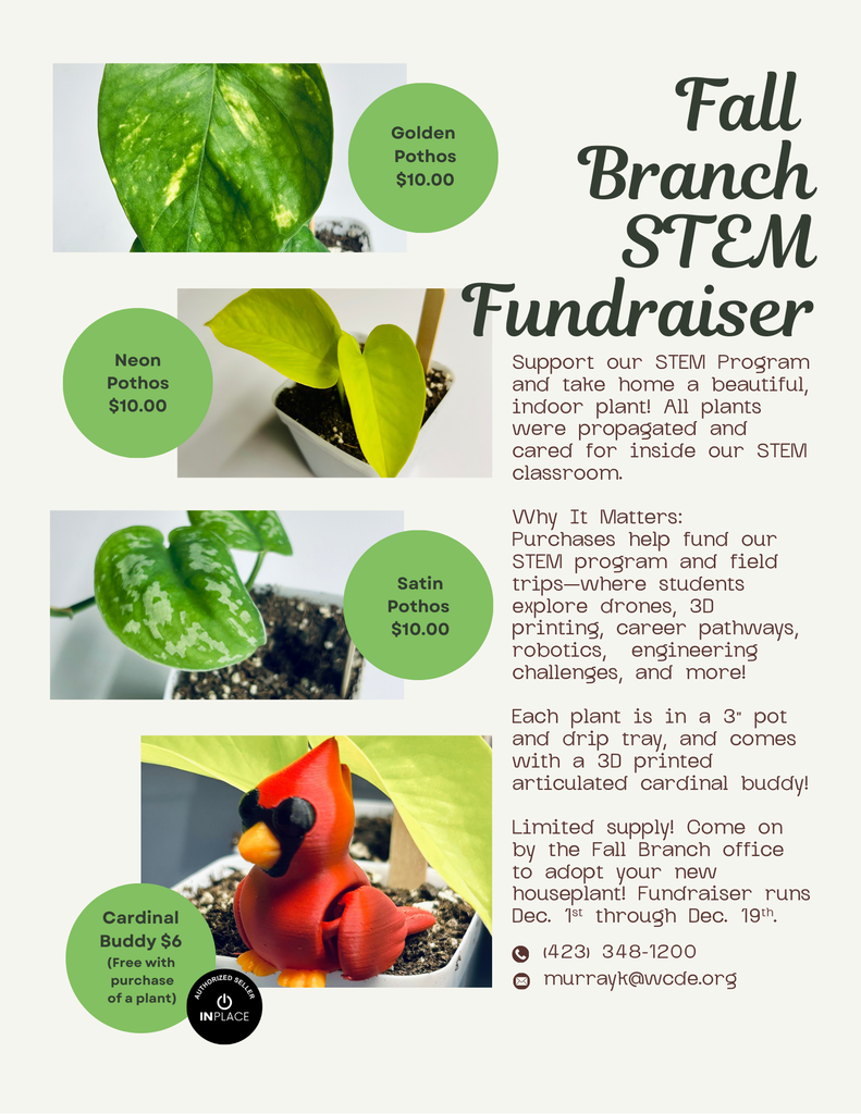 STEM plant fundraiser