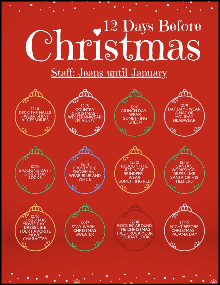 12 days of Christmas