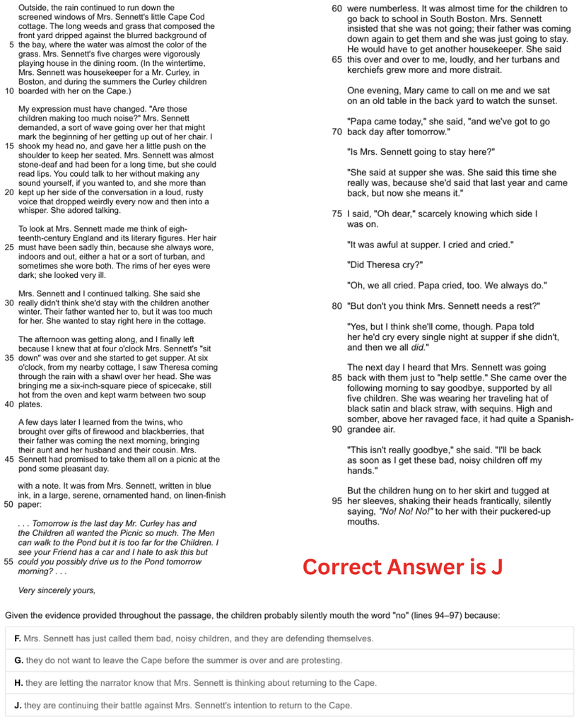 Act Question 3/11 Answer