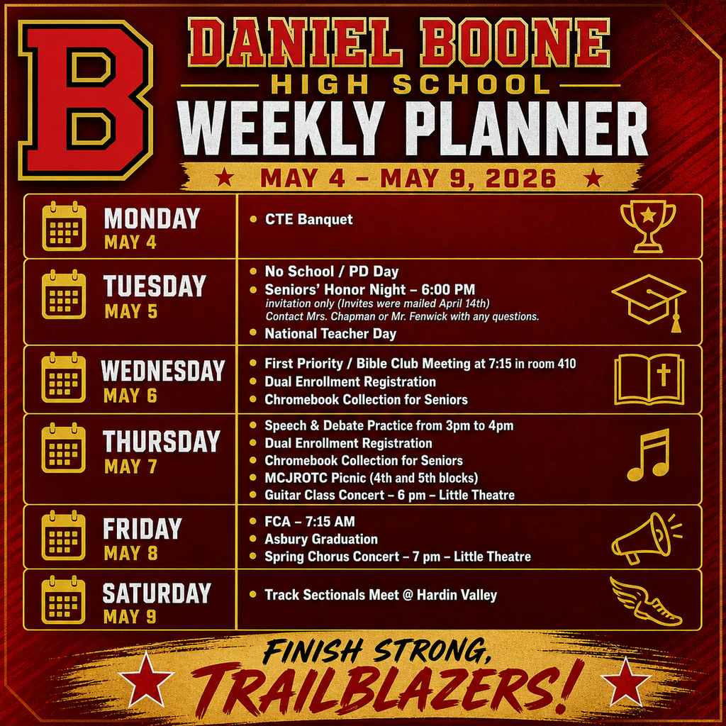weekly planner 5/4