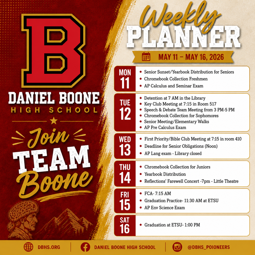 Weekly Planner 5/11