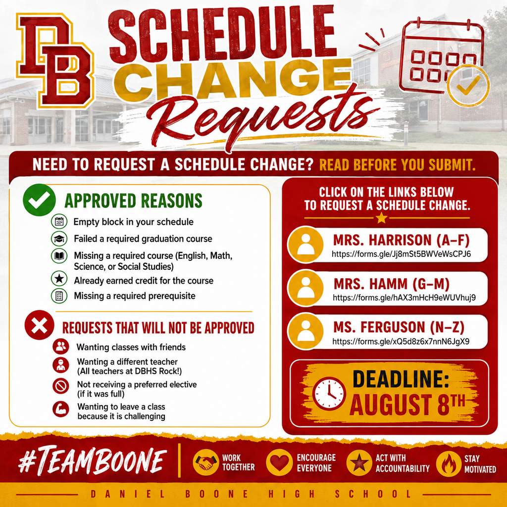schedule change