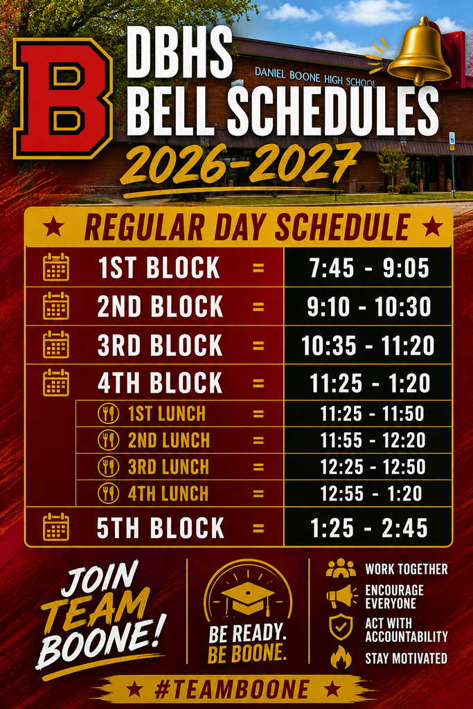 bell schedule