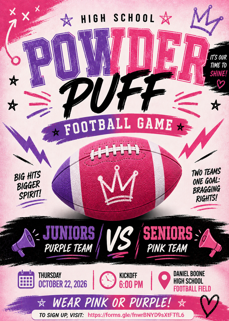 Powder Puff Football Game- October 22nd, 2026