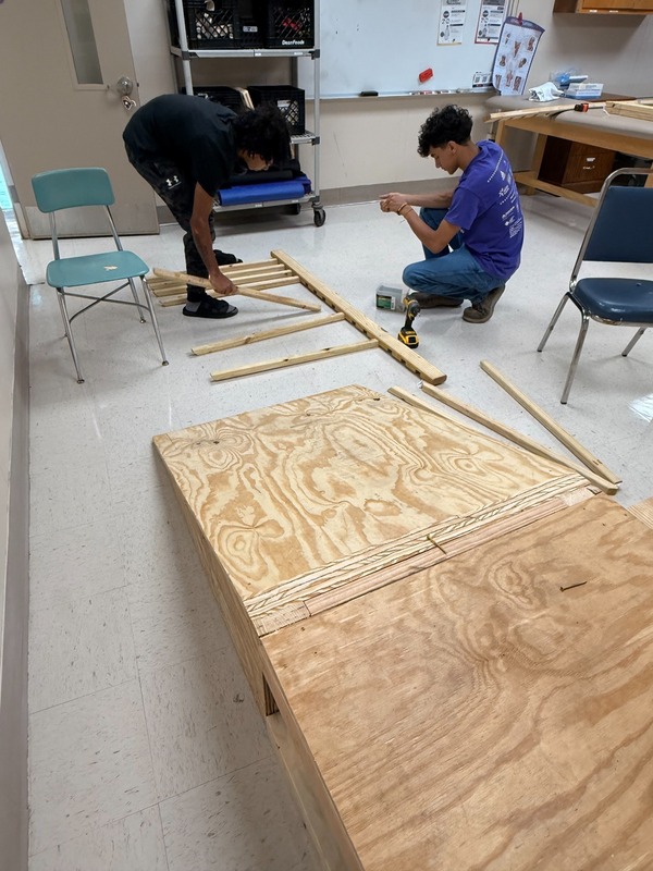 CTE Builds ramp and steps