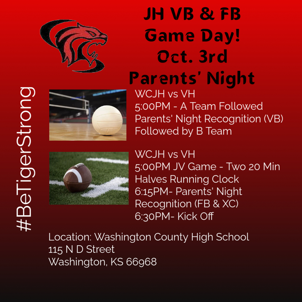 JH VB & FB Parents' Night
