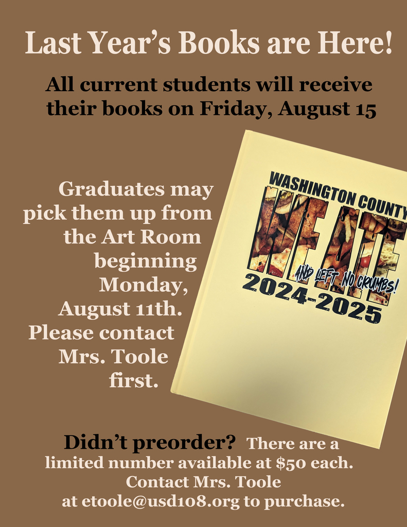 Yearbooks are in.