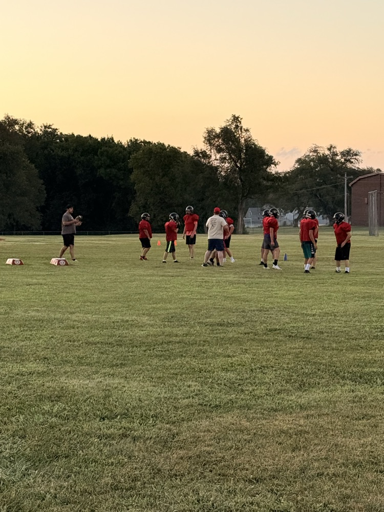 morning Football practice