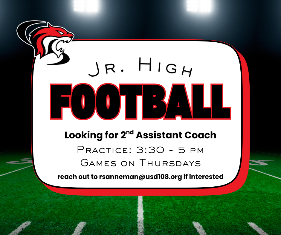 Looking for Jr. High Assistant Coach
