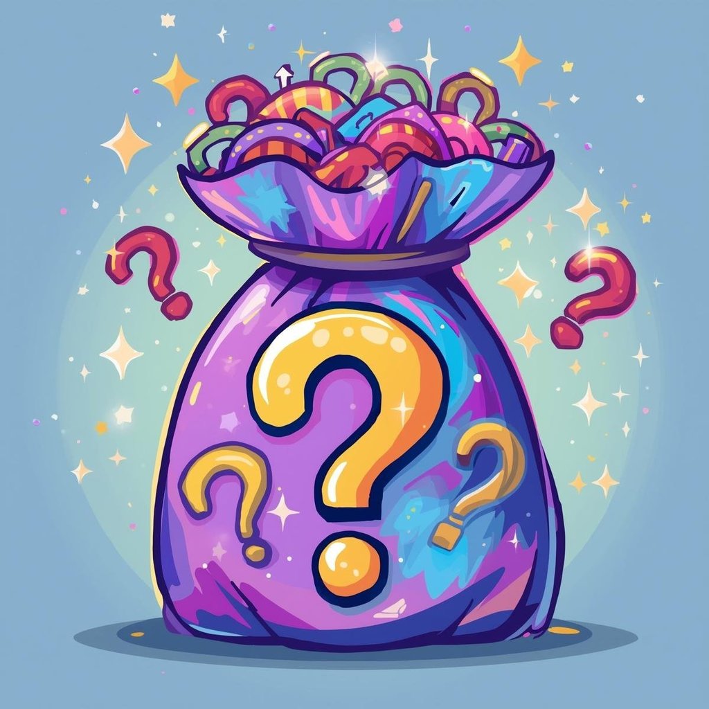 clipart of mystery bag
