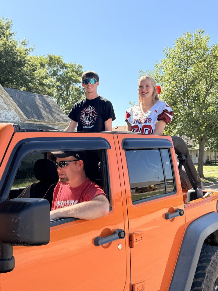 Candidates Tucker Huband and Layla Tholstrup
