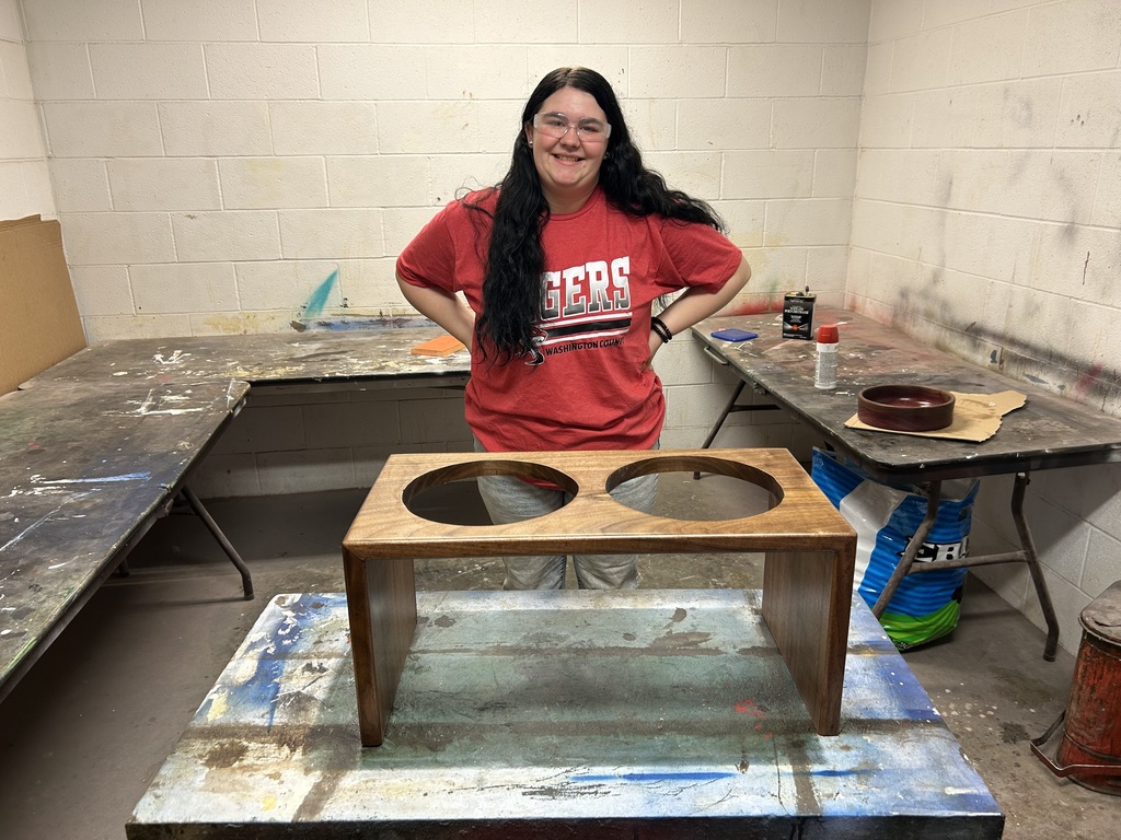 Abby-Dog Bowl Stand