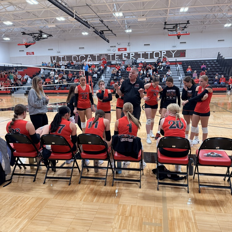 Tiger Volleyball during Timeout