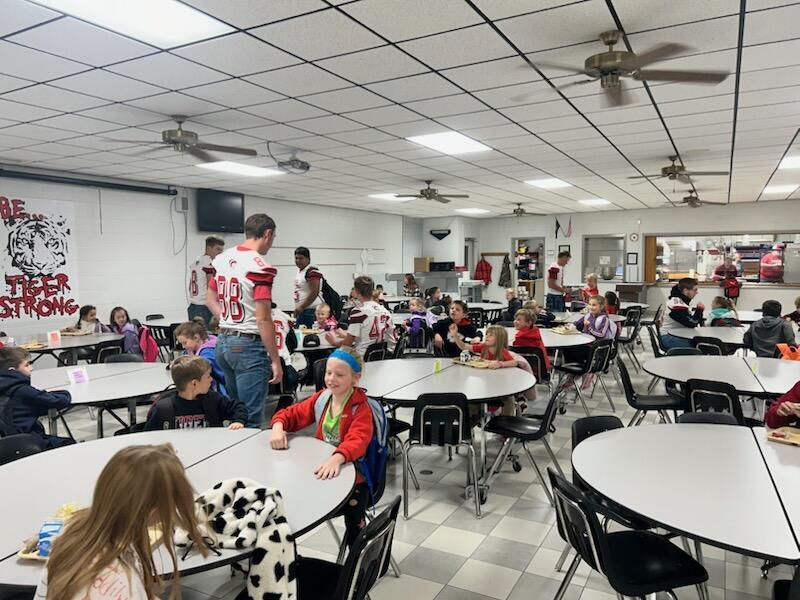 breakfast with the kids