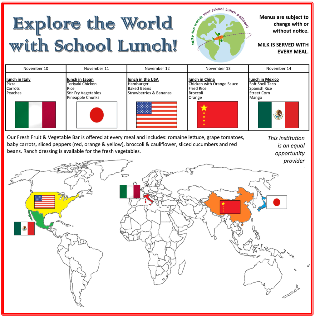 EXplore the World with School Lunch