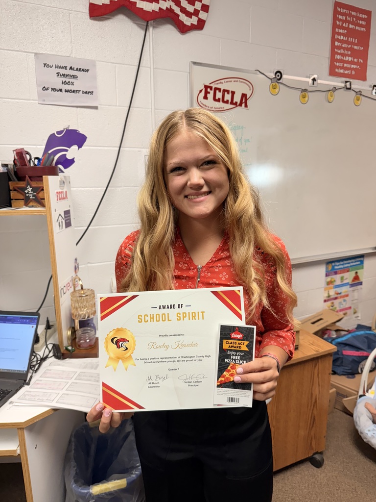 Rowley Keesecker received the award of School Spirit