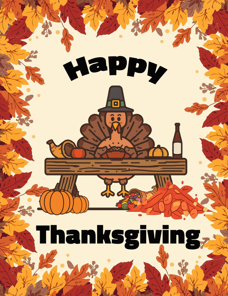 Nora's Thanksgiving card