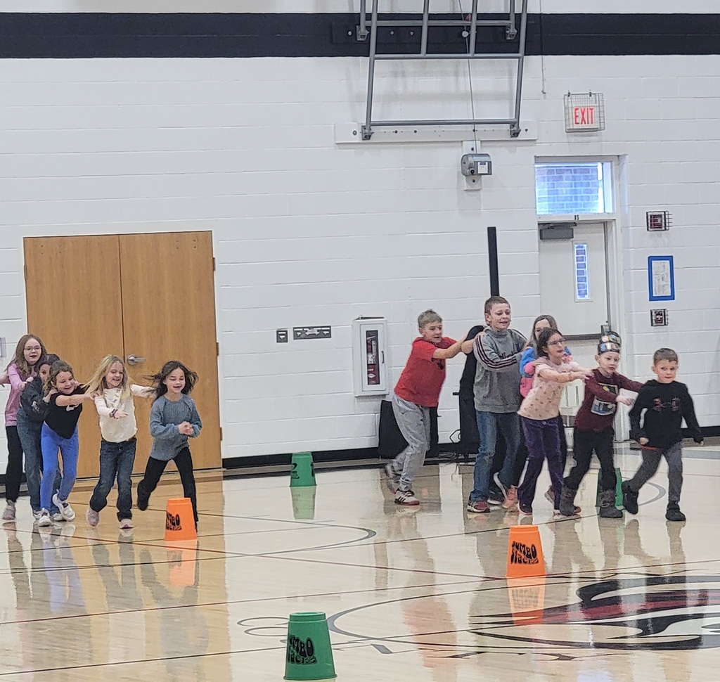 students playing "integrity caterpillar"