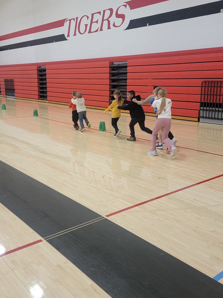 students playing "integrity caterpillar"