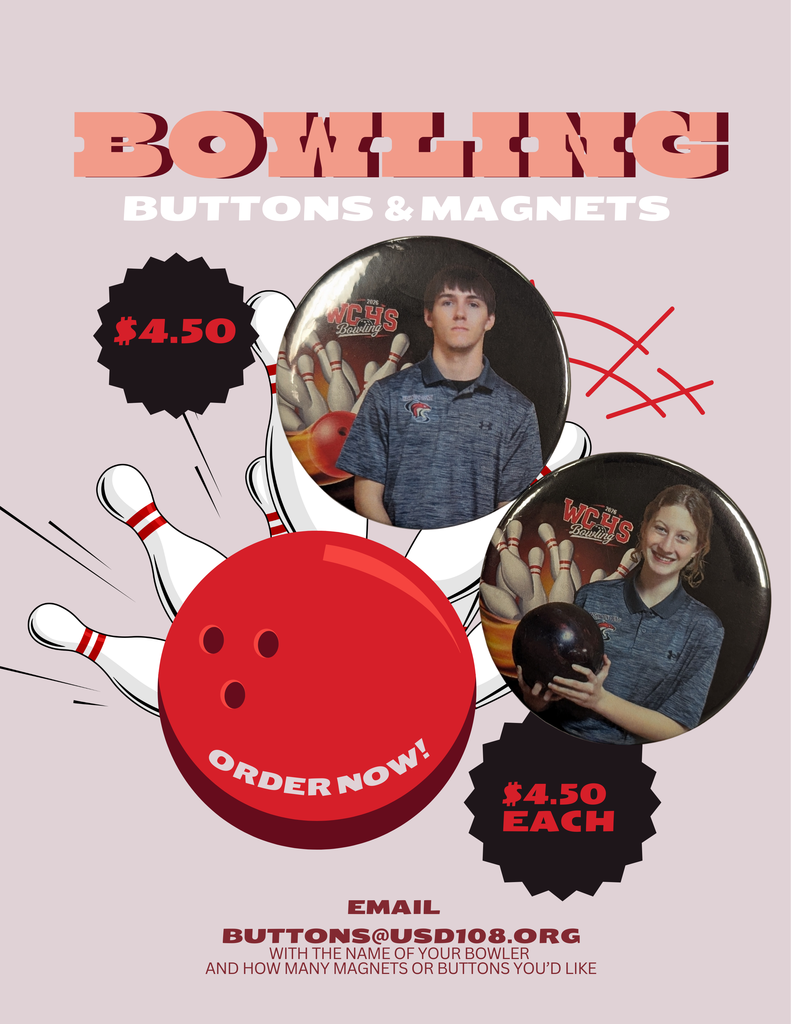 Bowling buttons are available now
