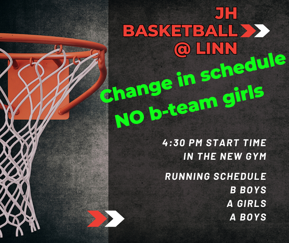 JH BASKETBALL Changes
