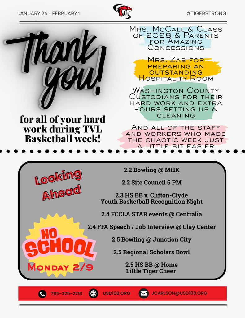 TVL Thank You , Looking Ahead