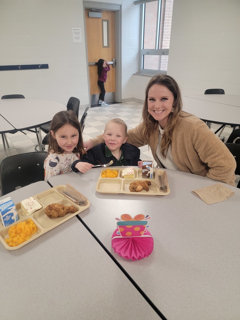 February birthday students with family and friends