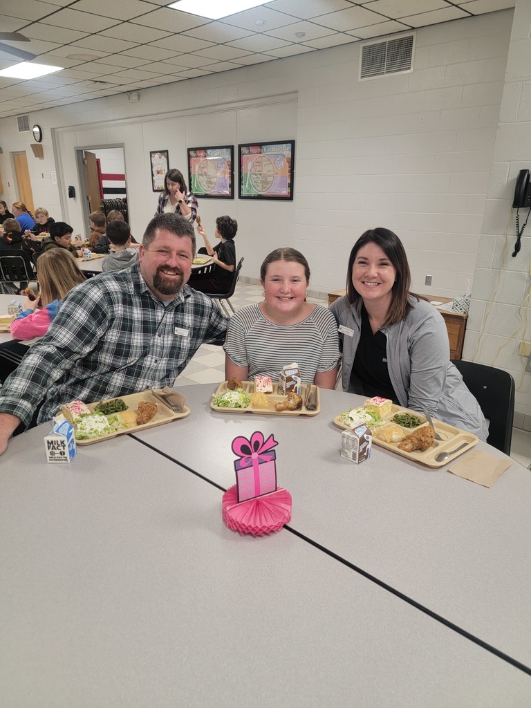 February birthday students with family and friends