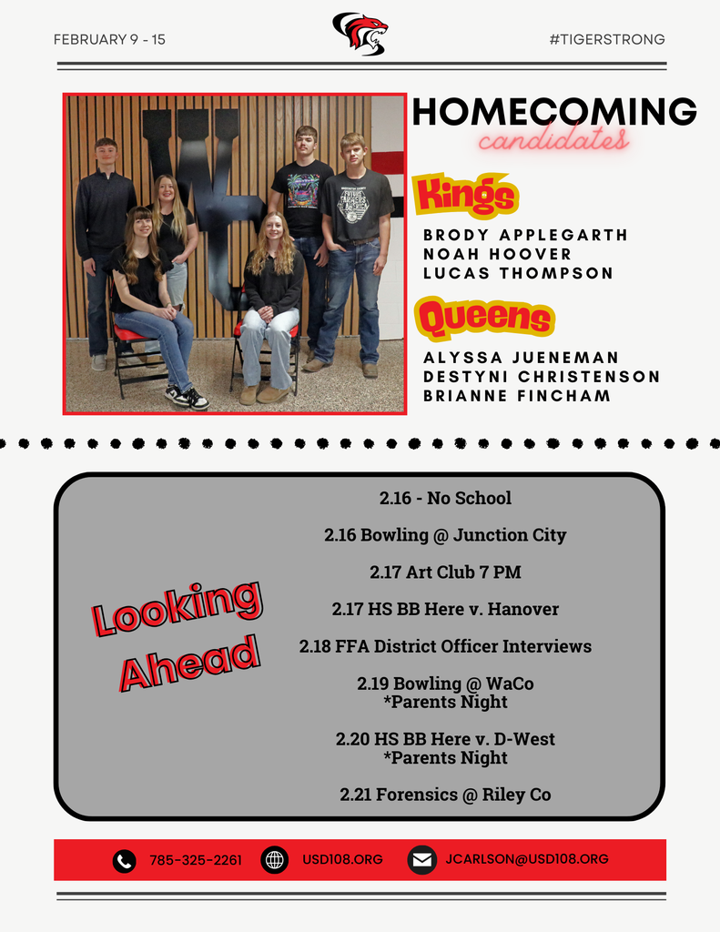 King & Queen of Courts Candidates, Looking Ahead