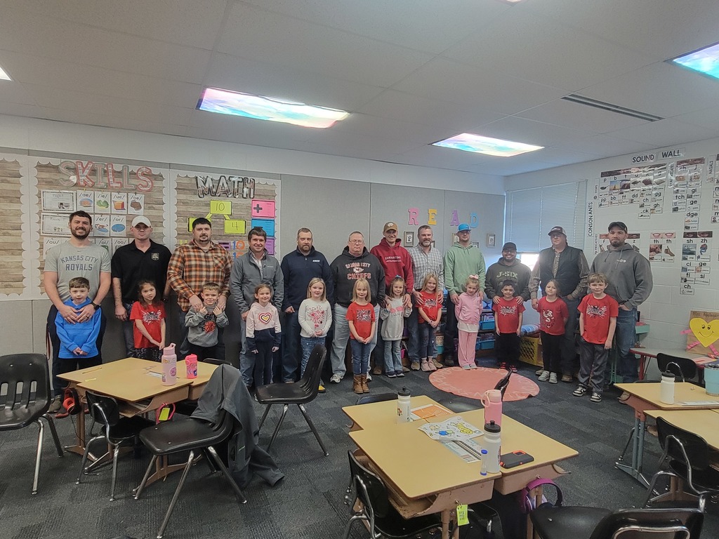 dads and 1st graders