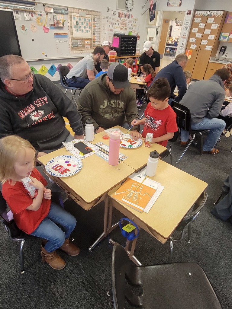 dads and 1st graders