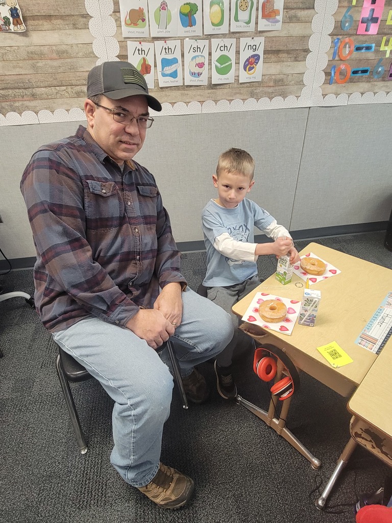 dads and 1st graders