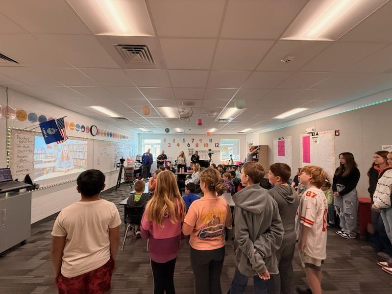 4th grade and people from Crash the Class