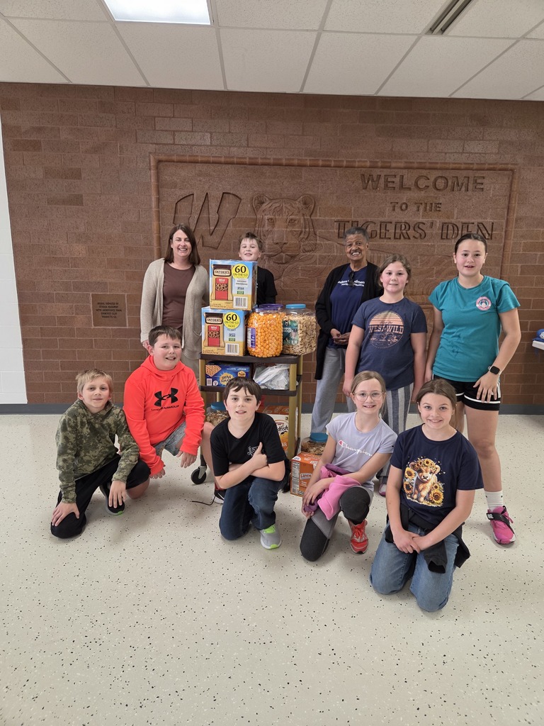 Modern Woodmen Chapter 5214 donated snacks to USD 108 Washington County Elementary School on Tuesday