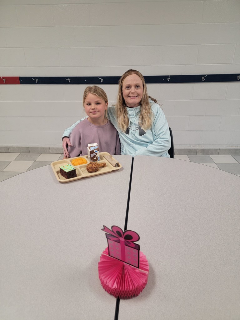 April student birthday lunch student and family