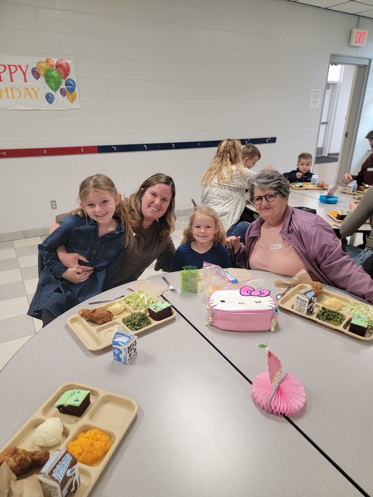 April student birthday lunch student and family