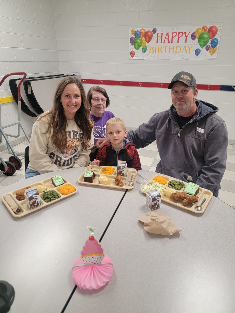 April student birthday lunch student and family