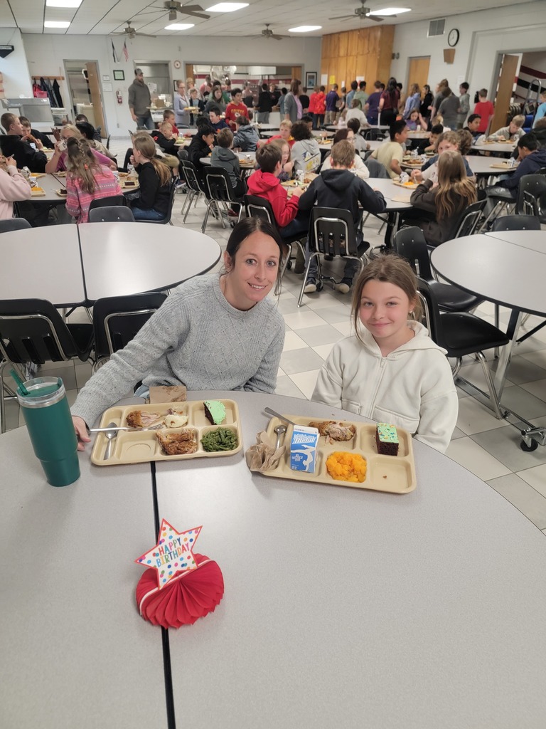 April student birthday lunch student and family