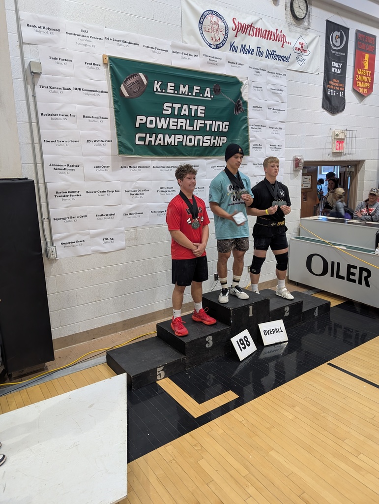 Gavyn 3rd overall lifter in his class.