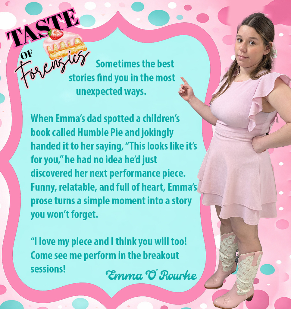 Emma shares about her prose piece