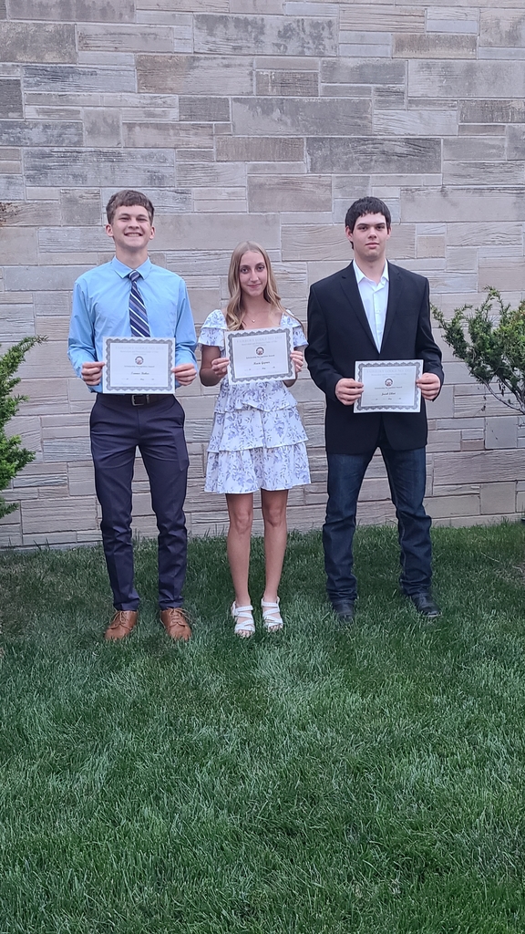 Tanner Baker, Macie Gepner, and Jacob Elliot.