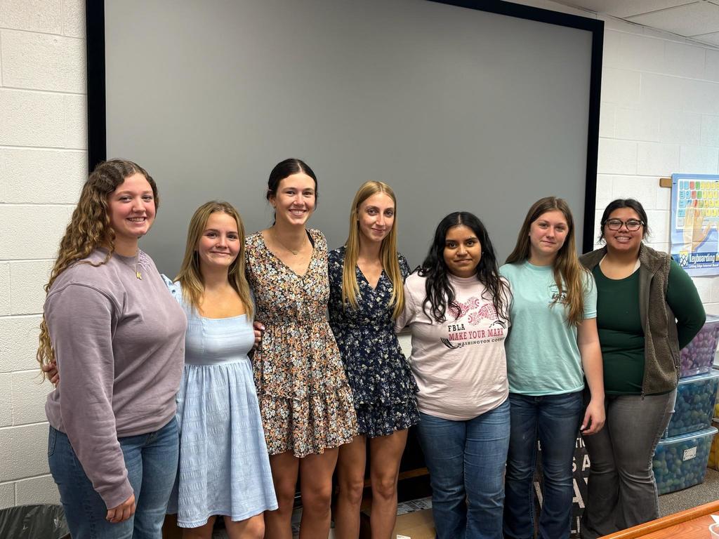 2026-2027 FBLA officer team pictured