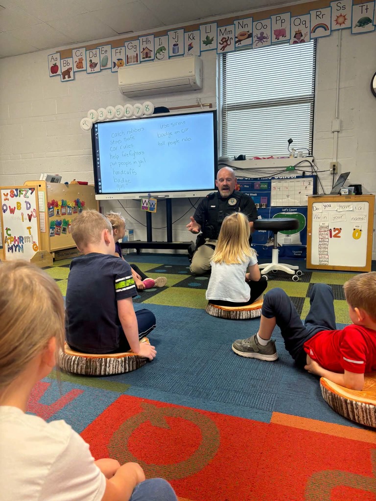 morning class listening to cordry at circle time