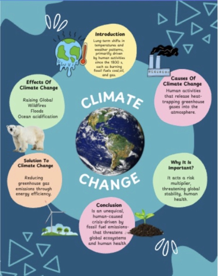 climate change infographic