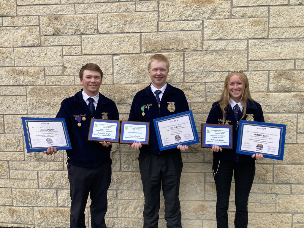 Three State Proficiency Award Winners