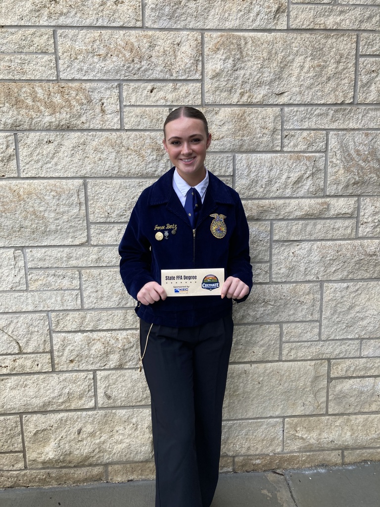 Joree State FFA Degree