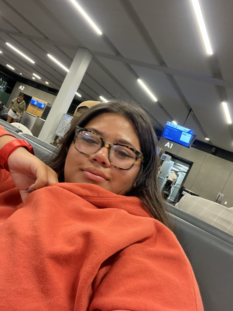 SP waiting at airport. 