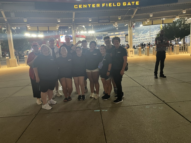 group at Astro game 